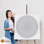 Spalvinimo drobė "Coloring mandala #2" Spalvinimo drobės | Colorbee.lt